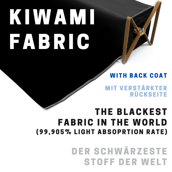 Musou Black FABRIC KIWAMI (mit verstärkter Rückseite)